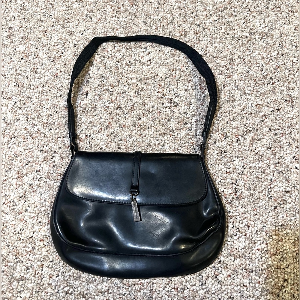 Vintage 90s Liz Claiborne black little purse